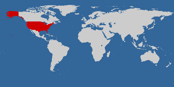 Countries cached in